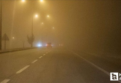Ankara'da etkili olan sis nedeniyle trafik kazaları arttı