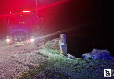 Çorum'da bir vatandaş köprüden aşağı düştü