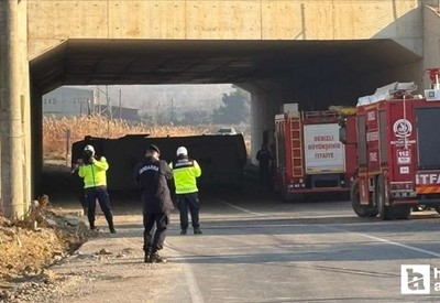Denizli'de işçi servisi devrildi: 4 kişi öldü 6 kişi yaralandı
