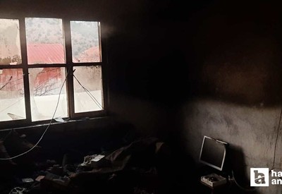 Beypazarı'ndaki yangın ve kazada toplamda 2 kişi yaralandı