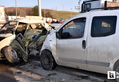Kırıkkale'de trafik kazası 2 kişinin hayatını kaybetmesine neden oldu