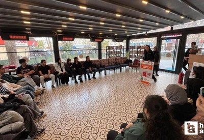 Sincan Belediyesi Kitap Kafe'de afet bilinci kazandırıldı