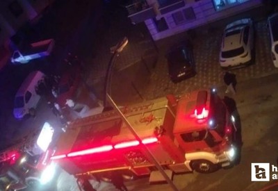 Ankara Mamak'ta apartmanda çıkan yangın korkuttu