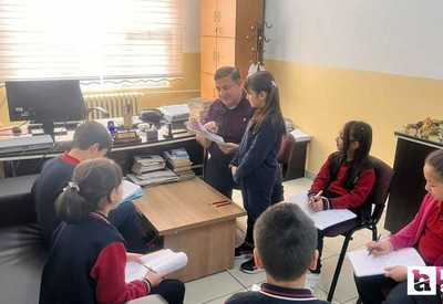 Mamak'ta ilkokul öğrencileri kitap çıkardı