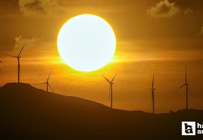 Türkiye'nin rüzgar enerjisi kurulu gücü 13 bin megavatı aşmış durumda
