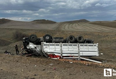 Ankara'da kamyon kazası: 5 kişi yaralandı