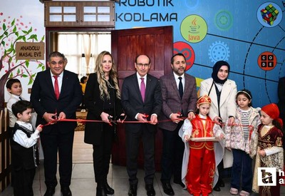 Yenimahalle'de bir ilkokulda 'Anadolu Masalevi' açıldı