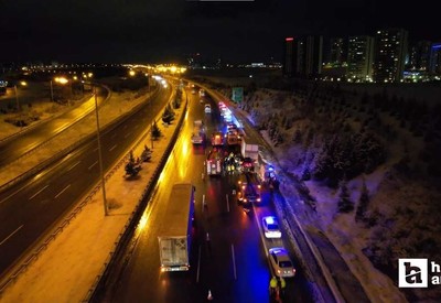 Ankara'da tır ile çarpışan otomobilin sürücüsü hayatını kaybetti