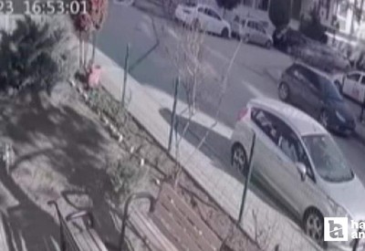 Ankara Sincan'da otomobil ile motosiklet çarpıştı 1 kişi yaralandı