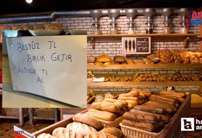 Etlik'te bir fırın 500 liralık madeni 1 TL getirene 600 lira veriyor!
