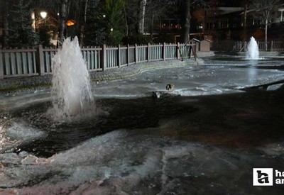 Ankara'da dondurucu soğuk etkili oldu: Termometreler eksi 7 dereceyi gördü!