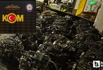 Ankara'da operasyon:  80 milyon değerinde kaçak oto yedek parçası ele geçirildi