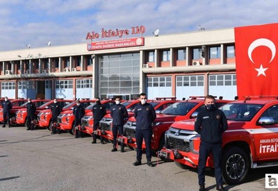 İtfaiyeciler Ankara'da ilk sahurlarını mesai başında yaptı