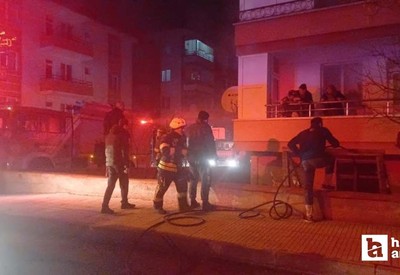 Çorum'da çıkan yangında 6 kişi dumandan etkilendi