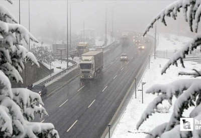 Kar Ankara'ya dayandı! Bolu Dağı'nda etkili kar yağışı sürüyor