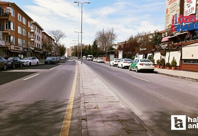 Ankara'nın en kalabalık ilçesinde bu cadde her akşam dolup taşıyor