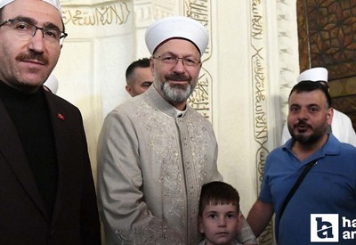 Ali Erbaş Hacı Bayram Veli Camisi'nde Ankaralılarla buluştu