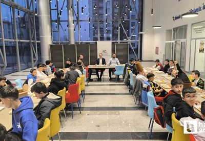 Akyurt'ta öğrenciler için iftar programı düzenlendi