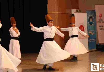 Akyurt'ta minik semazenlerden unutulmaz performans