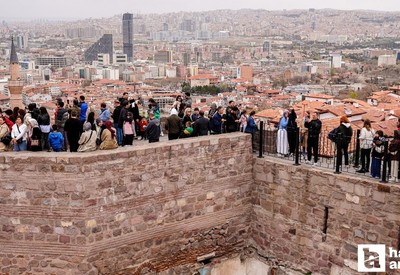 Ankara Kalesi Ramazan Bayramı tatili yoğunluğu yaşadı