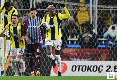 Fenerbahçe, Talisca'nın hat-trick'iyle Trabzonspor'u 4-1 yendi