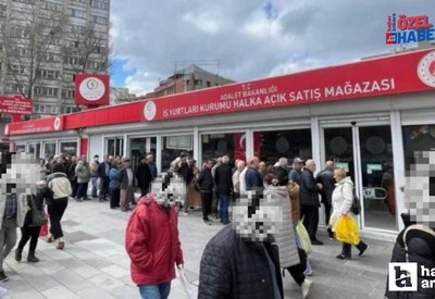Sıhhiye'de ucuz yumurta almak isteyen Ankaralılar kuyruk oluşturdu