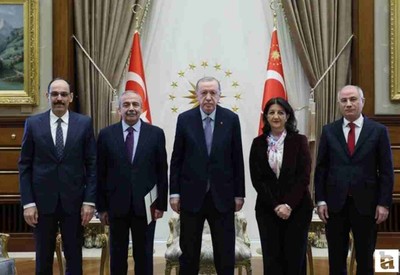 13 yıl sonra ilk görüşme: Cumhurbaşkanı Erdoğan, DEM Parti heyetini kabul etti