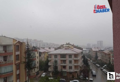 Ankara'da beklenen etkili kar yağışı sabah itibariyle başladı!
