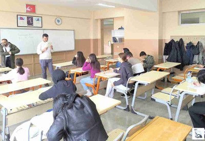 Akyurt'ta umre ödüllü bilgi yarışması büyük ilgi gördü