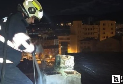 Çankırı'da bir evin bacasında çıkan yangın korkuttu