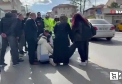 Sincan'da karşıdan karşıya geçmeye çalışan yaşlı adama araba çarptı