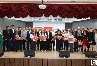 Çubuk'ta okullar arası Gönülden Türküler yarışması düzenlendi