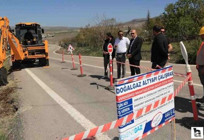 Ayaş'a doğalgaz geliyor: Alt yapı çalışmaları başladı