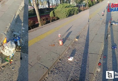 Çöpler her yerde! Ankara'da yere çöp atana para cezası tartışılıyor
