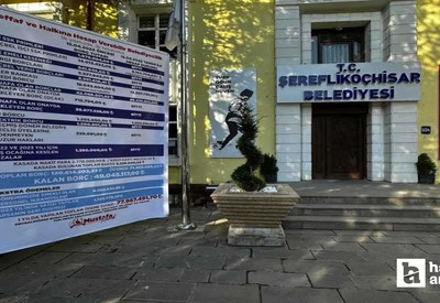 Şereflikoçhisar Belediyesi'nin borcu 1 yılda 78 milyon TL azaldı!
