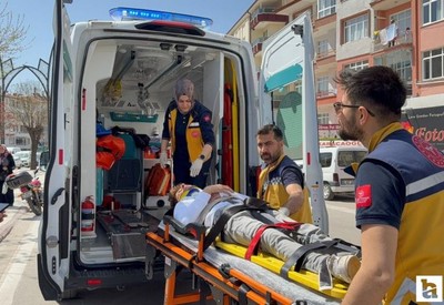 Aksaray’da motosiklet kazası: 1’i çocuk 2 kişi yaralandı