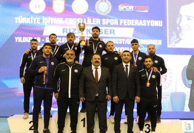 ASKİ Spor Kulübü takım halinde Türkiye Şampiyonu oldu