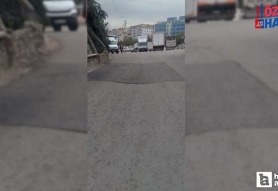 Haber Ankara gündeme taşımıştı: Çökme tehlikesi olan yol yine çöktü