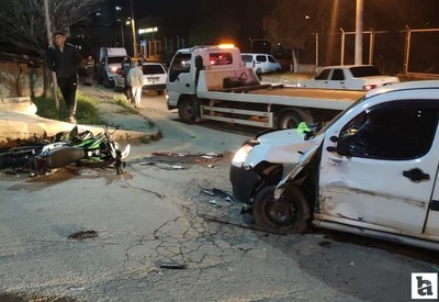 Kırıkkale'de kazada yola savrulan motosiklet sürücüsü hastanede hayatını kaybetti
