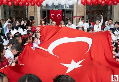 Başkentte 23 Nisan etkinliği:  Çocuklar 15 Temmuz Demokrasi Müzesi'nde buluştular