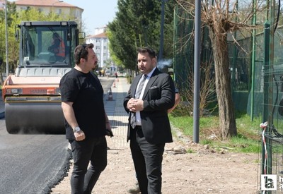 Kahramankazan Belediyesi sıcak asfalt çalışmalarına yenisini ekledi