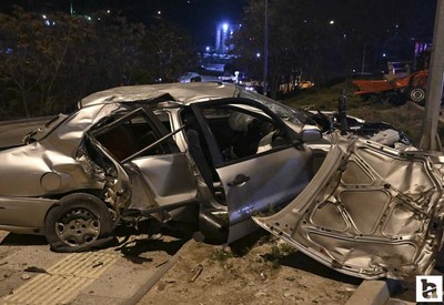 Mamak'ta trafik kazasında 2'si ağır 6 kişi yaralandı