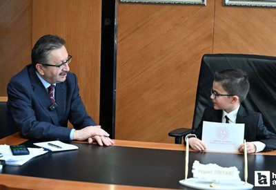 Altındağ Belediyesinde 23 Nisan koltuk değişimi etkinliği
