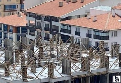 Mamak'ta iş kazası: İşçi, asansör boşluğuna düştü