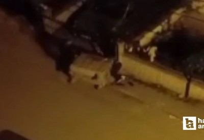 Sincan'da kağıt toplayan kadının üstüne çöp konteyneri devrildi