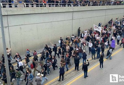 AKM'den Tandoğan'a 1 Mayıs yürüyüşü gerçekleşti