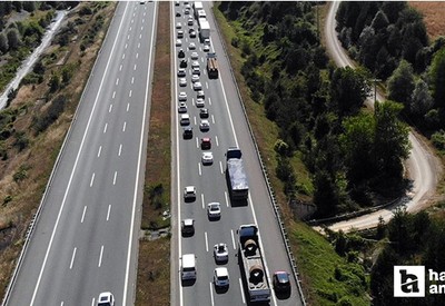 Kızılcahamam-Kahramankazan-Ankara yolunda bakım ve onarım çalışması yapılıyor