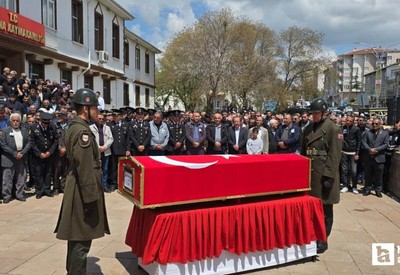 Haymana bugün şehidini son yolculuğuna uğurladı