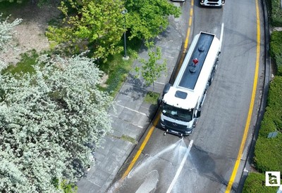 Etimesgut Belediyesinden Eryaman'da bahar temizliği seferberliği