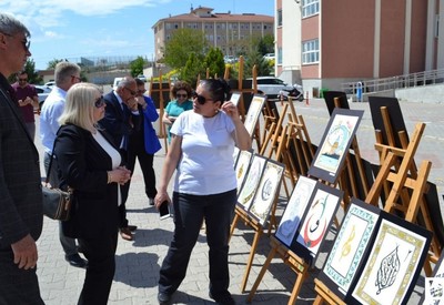 Beypazarı'nda fen lisesi öğrencilerinden Bilişim Sergisi